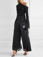 2025 New Spring Hollow Polka Dot Pants Women Fashion