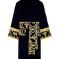 Elegant Luxurious Plush Unisex Bathrobe Ultra-Soft Sash Pockets Long Sleeves