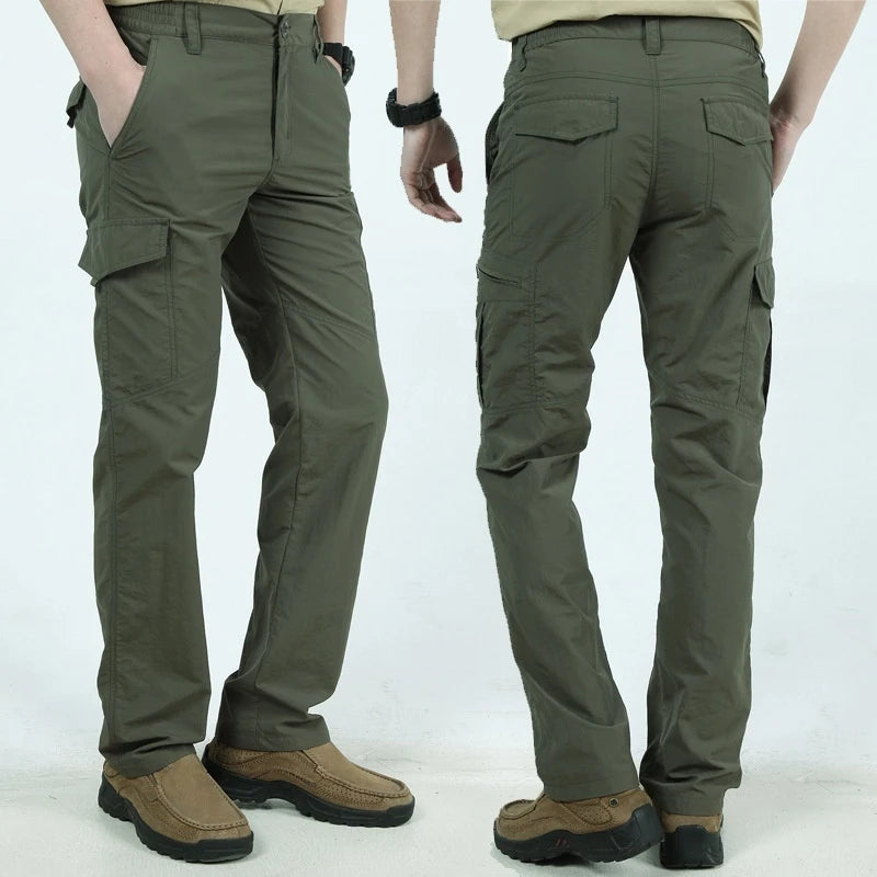 Summer Men's Quick Drying Pants Sports Waterproof 2025