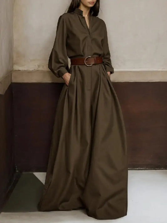 2025 Stylish Solid Color Coverall for Women One-Piece Jumpsuit – Urban Casual Suit