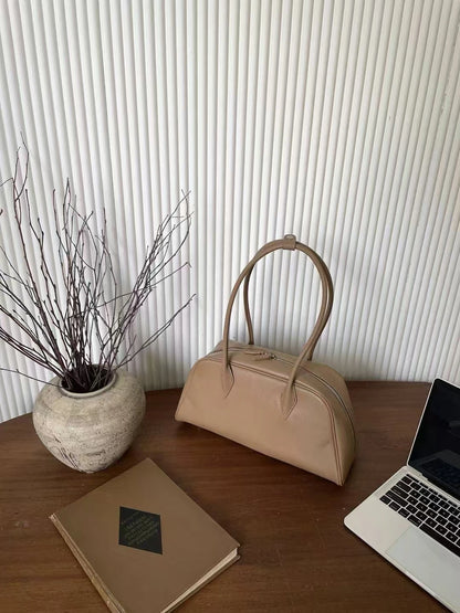 Genuine Leather Women's Bag Lazy Matte Suede Tote