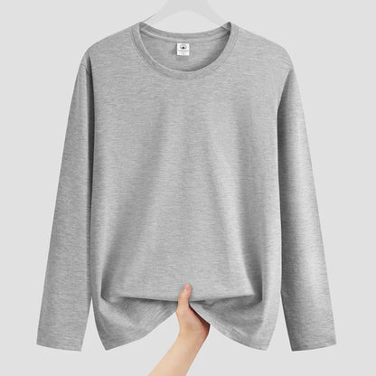 T-Shirts Men Tee Shirts Male Under Wear Autumn Cotton Basic Tshirts Plus Size 4XL 5XL Daily Man Clothing Casual Tops