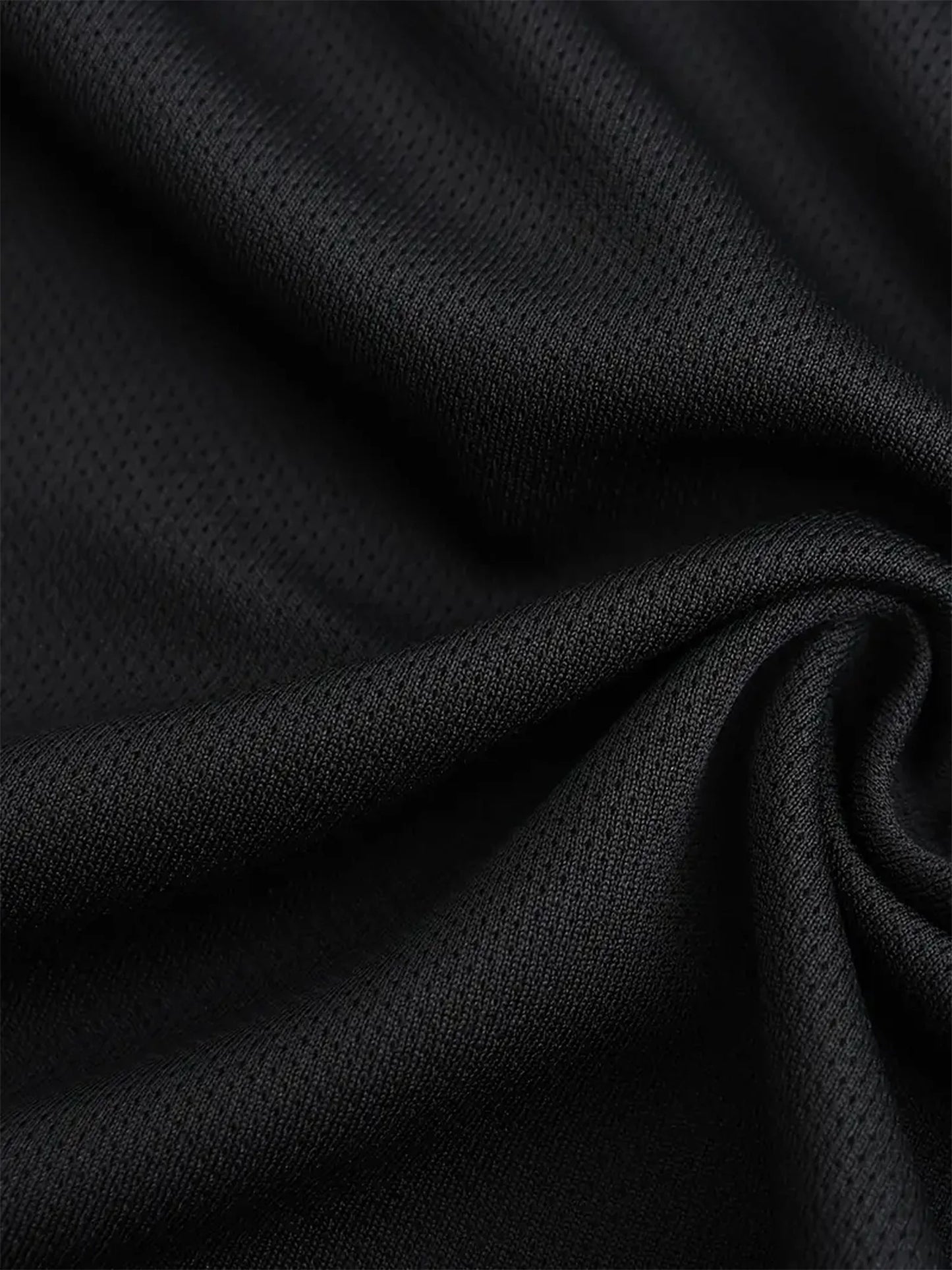 Sports Long-Sleeved Black 5-Piece Men