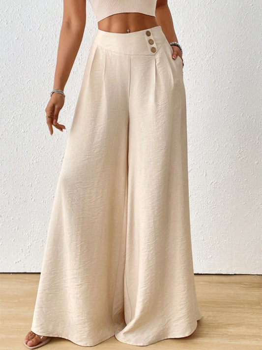 Summer Wide Leg Pants for Women Fashion 2025