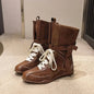Luxury Vintage Booster Boots retro-inspired design and high-end craftsmanship