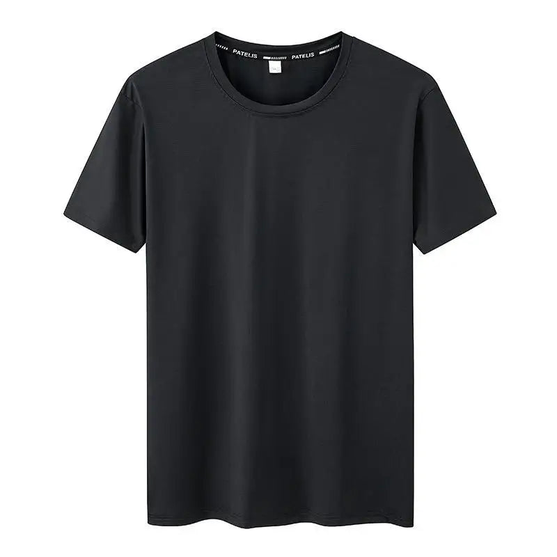 5XL 6XL 7XL T-shirt Men Plus Size Tees 110-175kg Quick Dry Breathable Fitness Running Round Neck Short Sleeve Oversized Tops