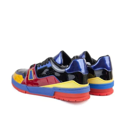 2025 New Arrival Fashion Crocodile Skin causal shoes me Genuine leather Sneaker