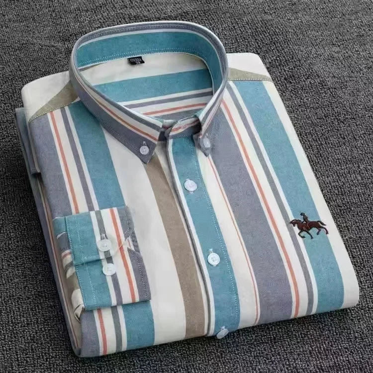 Business Casual Shirt for Men Large size Full 100% Cotton