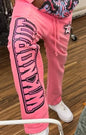 American Street Hip-hop Retro Personalized Letter Pattern Fashionable Versatile Unisex Suit  Loose Sweatshirt