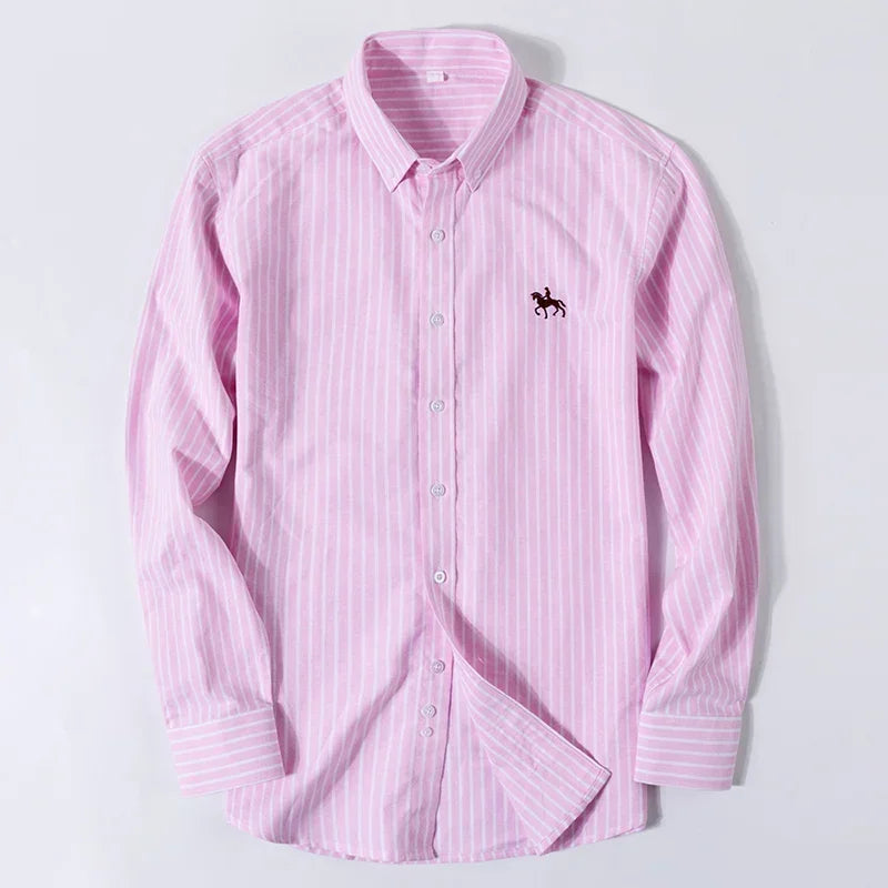 Business Casual Shirt for Men Large size Full 100% Cotton