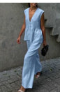 Elegant Cotton Linen Outfit for Women New Summer 2025