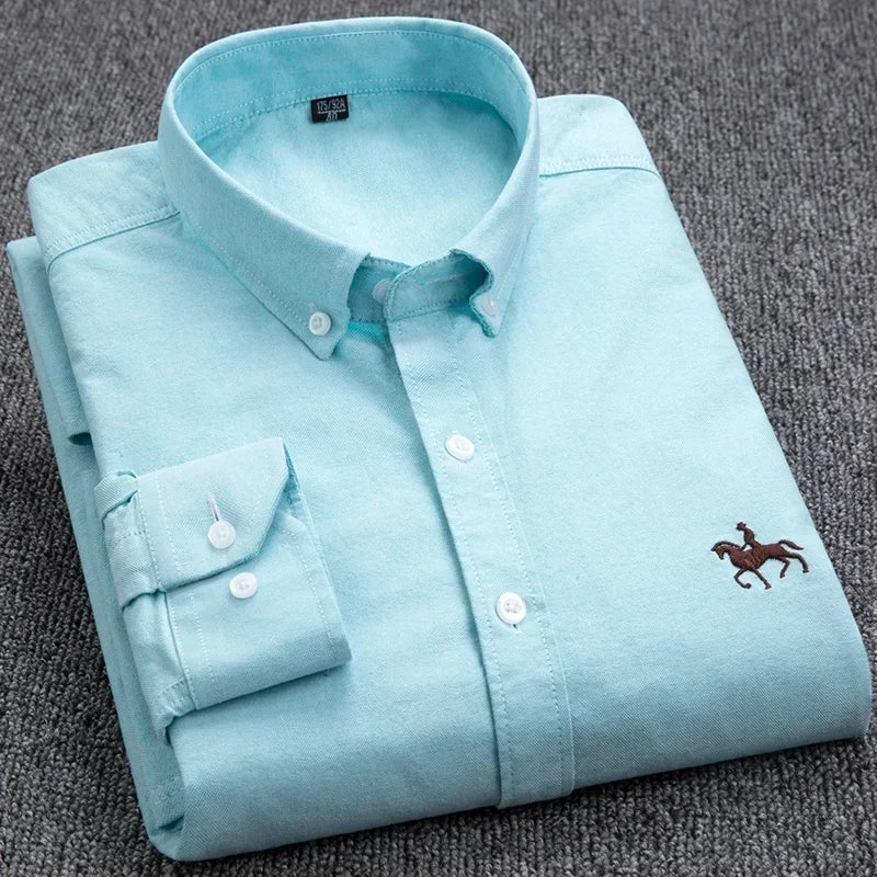 Business Casual Shirt for Men Large size Full 100% Cotton