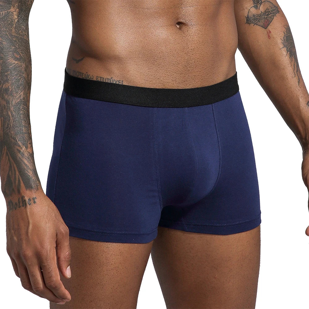 6pcs Pack 2024 Men Panties Cotton Underwear Male Brand Boxer Luxury Set