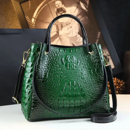 Genuine Crocodile Leather Women's Handbags – New 2025 Tote Bag