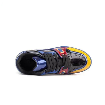 2025 New Arrival Fashion Crocodile Skin causal shoes me Genuine leather Sneaker