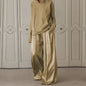 2025 Women's Hoodie & Pants Set Wide Leg Pants