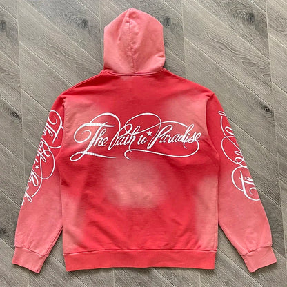 HS Path To Paradise Zipper Wash Hoodie