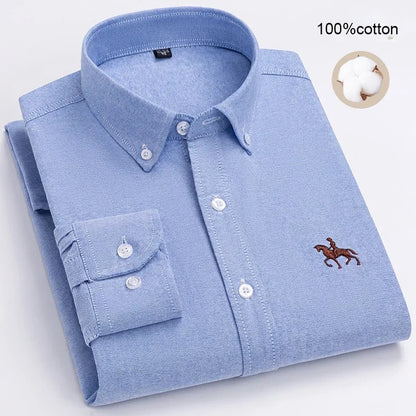 Business Casual Shirt for Men Large size Full 100% Cotton