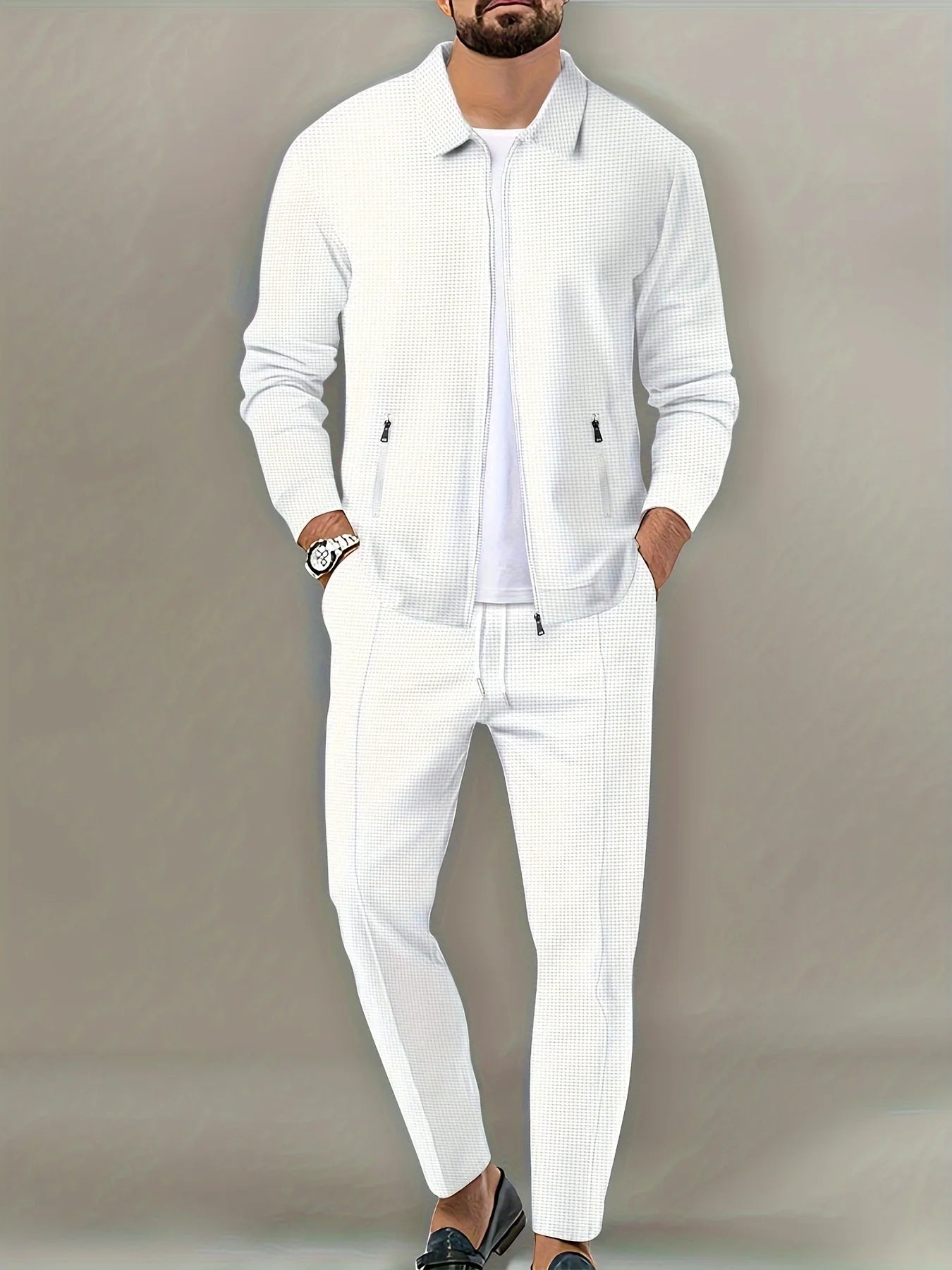 Two-Piece Elegant Sportswear Set