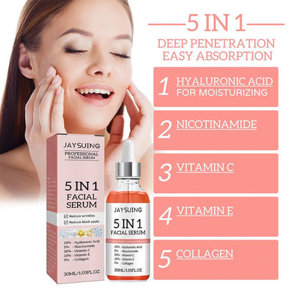 5-in-1 Serum for Firming Face Glowing Skin Care