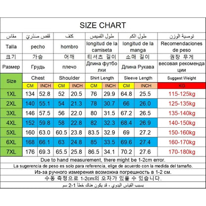 Printed Sweatshirt Men Plus Size Pullovers Oversized Sweater 7XL 8XL Man Tops Clothing