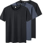 5XL 6XL 7XL T-shirt Men Plus Size Tees 110-175kg Quick Dry Breathable Fitness Running Round Neck Short Sleeve Oversized Tops