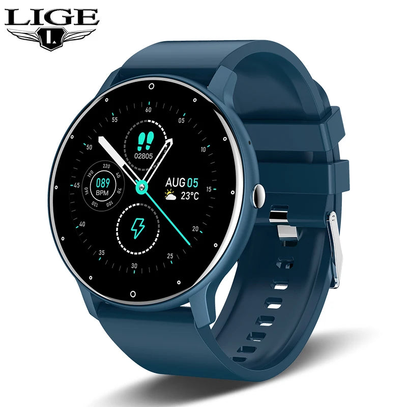 Smart Watch Women Men Full Touch Screen Bluetooth 5.2 Call Waterproof Watches Sports Fitness Tracker New