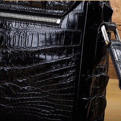 New Arrival Men's Genuine Crocodile Leather  Single Shoulder Bag