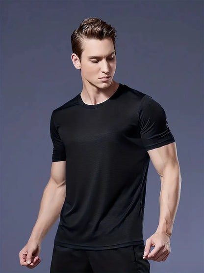8-Pack Men’s Quick-Dry Tees 8-Color Set