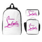 Christian Louboutin-inspired 3-piece Insulated school bag set 3ps