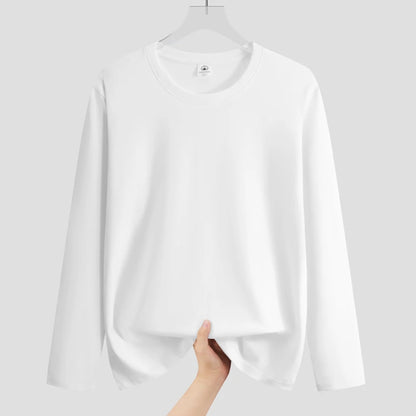 T-Shirts Men Tee Shirts Male Under Wear Autumn Cotton Basic Tshirts Plus Size 4XL 5XL Daily Man Clothing Casual Tops