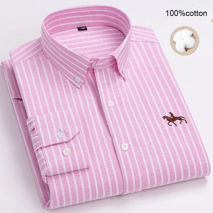 Business Casual Shirt for Men Large size Full 100% Cotton