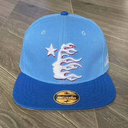 HS Fitted Hat Embroidered Logo Unisex Casual Sports Baseball Cap
