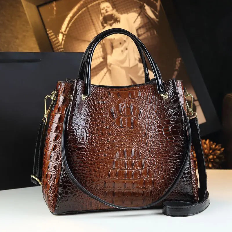 Genuine Crocodile Leather Women's Handbags – New 2025 Tote Bag
