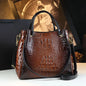 Genuine Crocodile Leather Women's Handbags – New 2025 Tote Bag