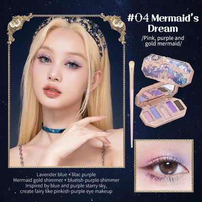 Flower Knows Swan Ballet Elegant Shimmer Eyeshadow Collection