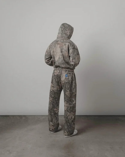 Y2K Streetwear Unisex Camouflage Hip-Hop Oversized Sweatpants