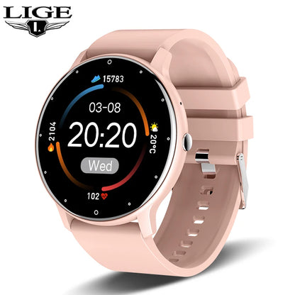 Smart Watch Women Men Full Touch Screen Bluetooth 5.2 Call Waterproof Watches Sports Fitness Tracker New