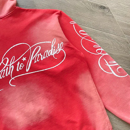 HS Path To Paradise Zipper Wash Hoodie