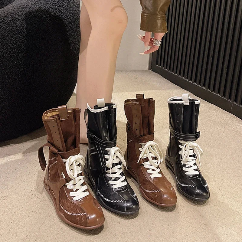 Luxury Vintage Booster Boots retro-inspired design and high-end craftsmanship