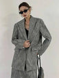 Black Serpentine PU Leather Jacket for Women 2025