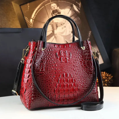 Genuine Crocodile Leather Women's Handbags – New 2025 Tote Bag