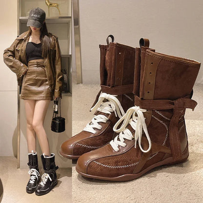 Luxury Vintage Booster Boots retro-inspired design and high-end craftsmanship