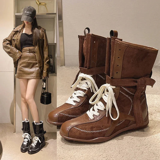 Luxury Vintage Booster Boots retro-inspired design and high-end craftsmanship