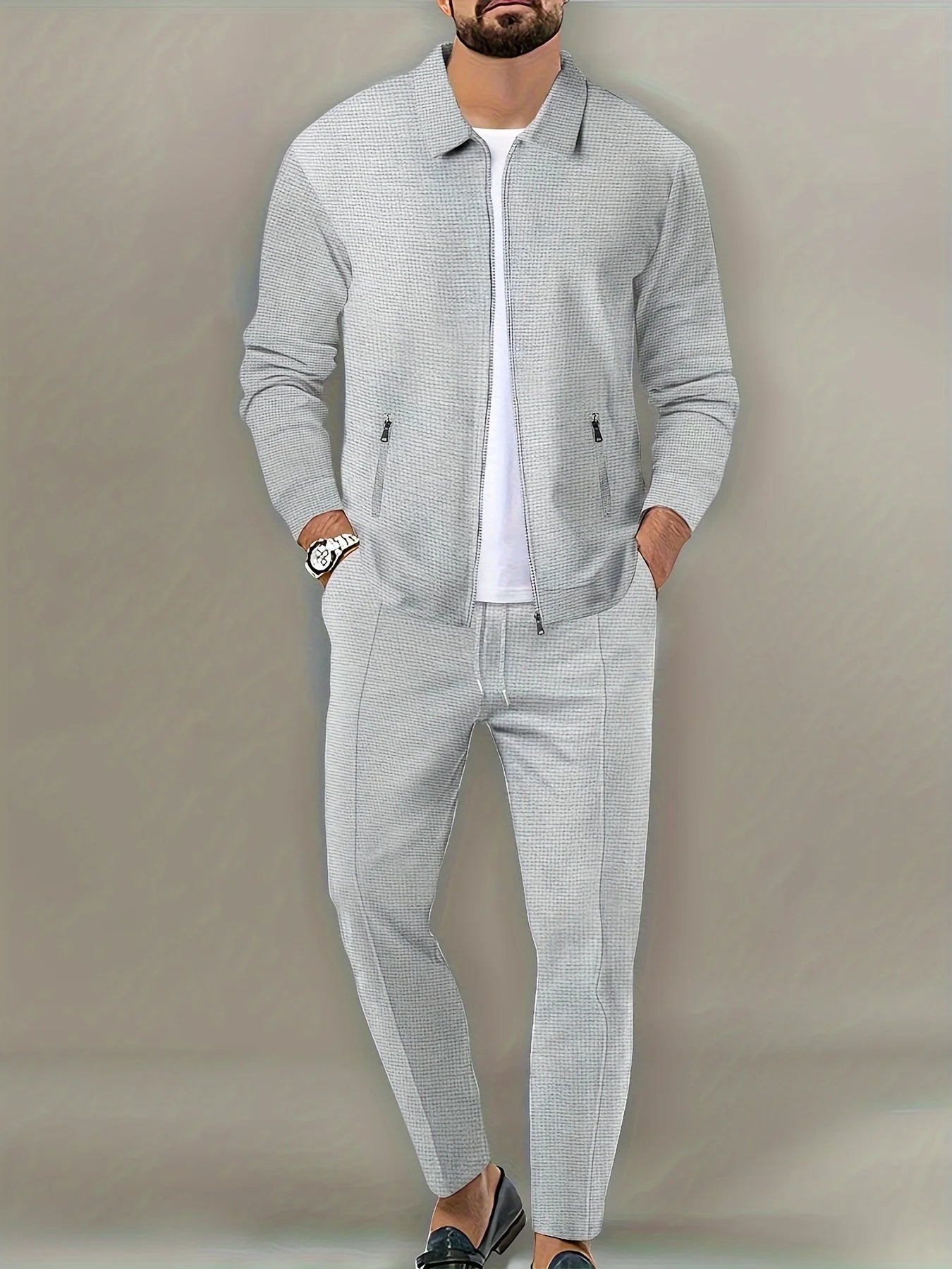 Two-Piece Elegant Sportswear Set