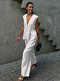 Elegant Cotton Linen Outfit for Women New Summer 2025