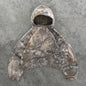Y2K Camouflage Pattern Pullover Retro Hoodie American Hip-hop High Street Unisex