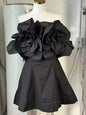 Spring and summer 2025 new fashion mini skirt sexy banquet dress one-shoulder backless dress