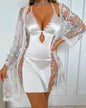 Women's Floral Embroidery V-Neck Halter Backless Nightwear for Women