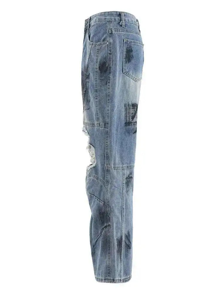 High Waist Vintage Wide-Leg Jeans for 2025